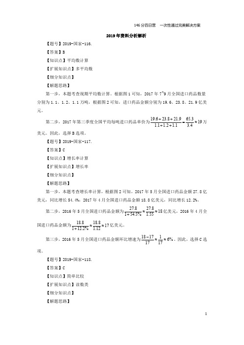 【师图】2019国考资料分析解析