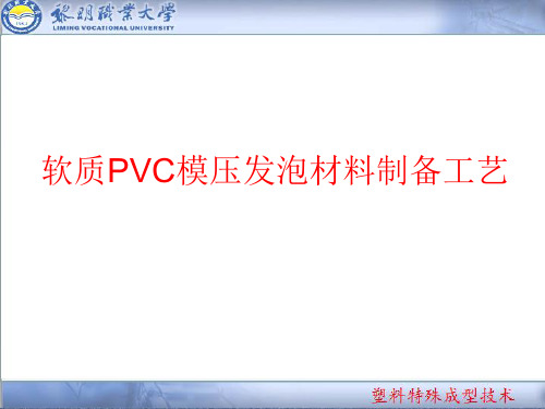 软质聚氯乙烯模压发泡材料制备工艺(精)