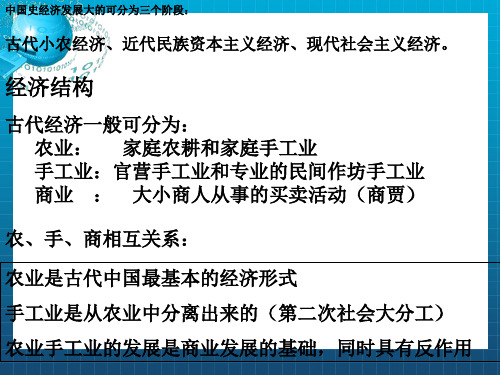 《复习课件：古代中国经济的基本结构与特点》PPT课件