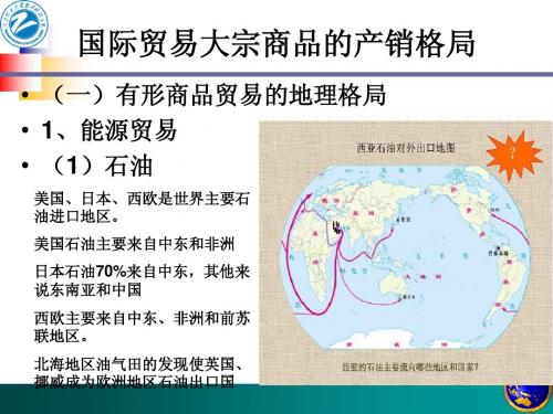 国际贸易大宗商品的产销格局