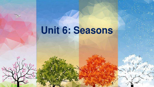 冀教七年级英语下Unit6Seasons公开课优质课比赛获奖课件