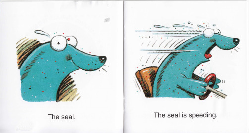 《我的第一套自然拼读故事书》Now I am Reading_Step 5： Speeding Seal