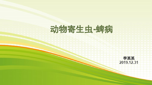 动物寄生虫蜱病