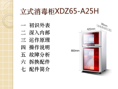 立式消毒柜XDZ65-A25H产品简介