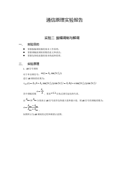 通信原理实验报告