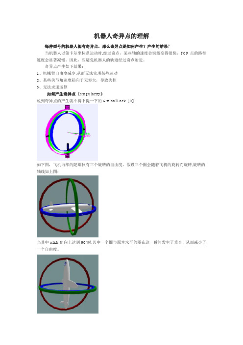 机器人奇异点理解