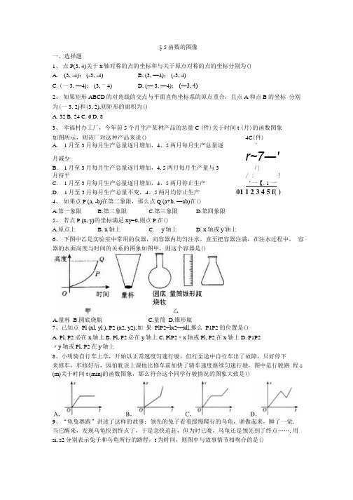 函数的图像练习题.docx