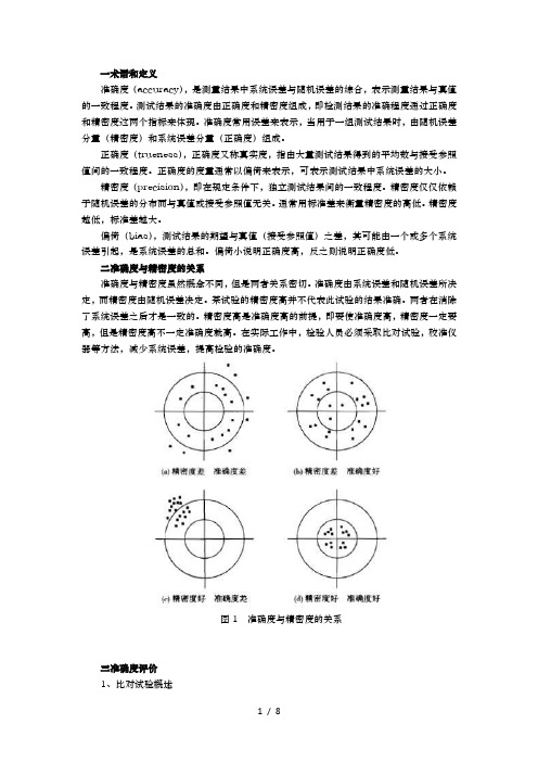 检测准确度介绍