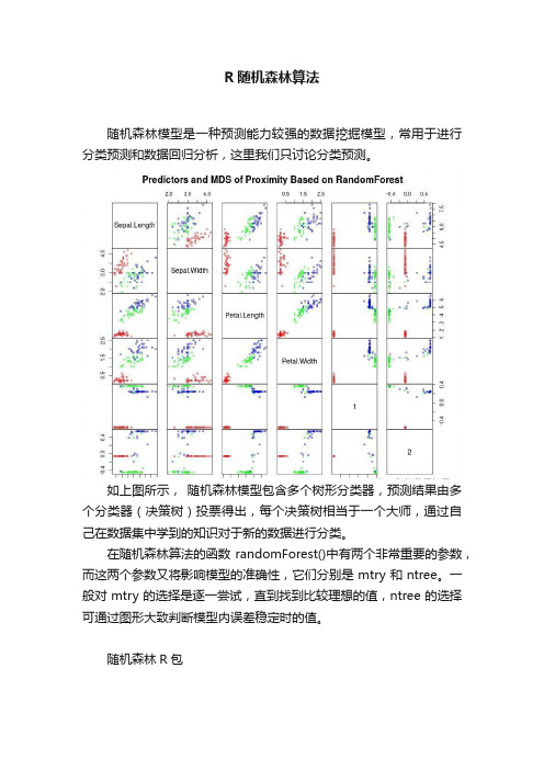 R随机森林算法