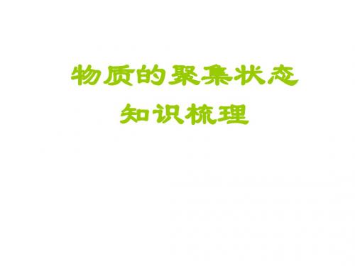高一化学物质的聚集状态(2018-2019)