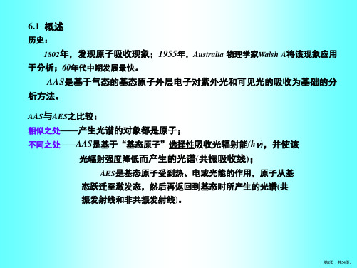 PPT原子吸收光谱法分析原理和方法PPT课件PPT54页