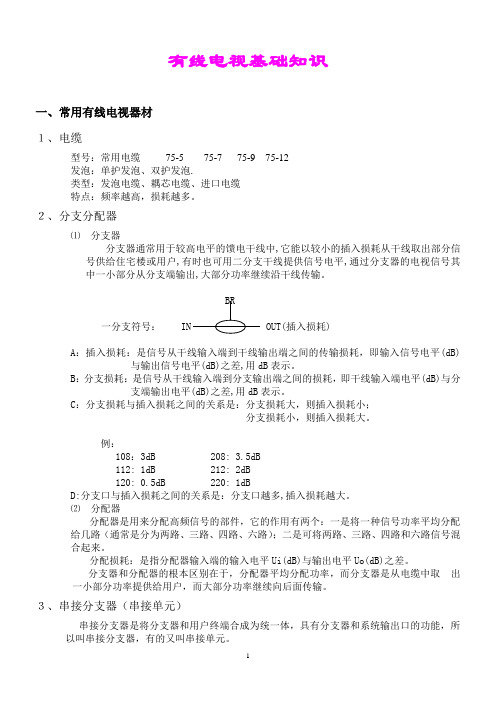 有线电视基础知识