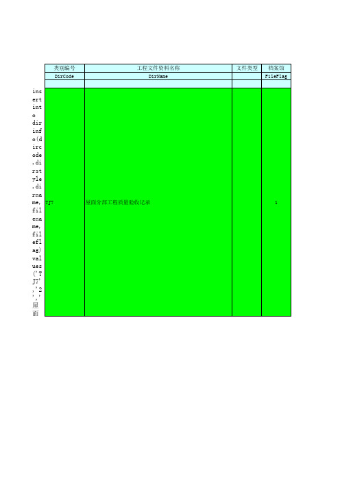 江苏省建设工程质监0190910六版表格文件0屋面