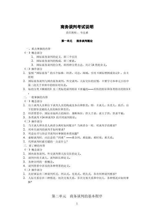 【VIP专享】商务谈判考试说明