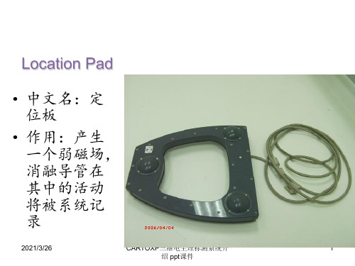 CARTOXP三维电生理标测系统介绍 ppt课件