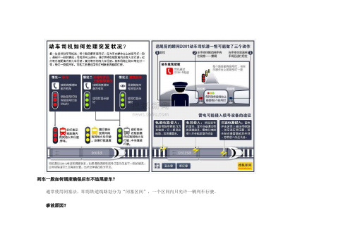 列车一般如何调度确保后车不追尾前车