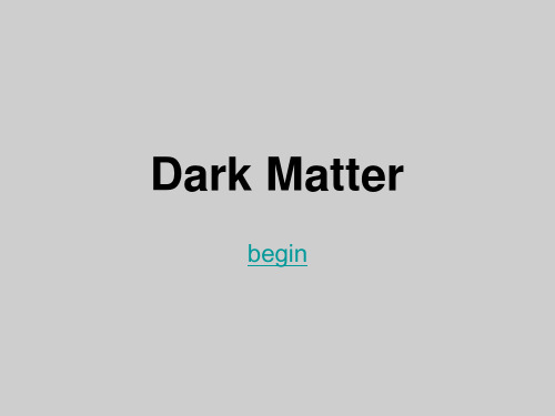 Dark Matter