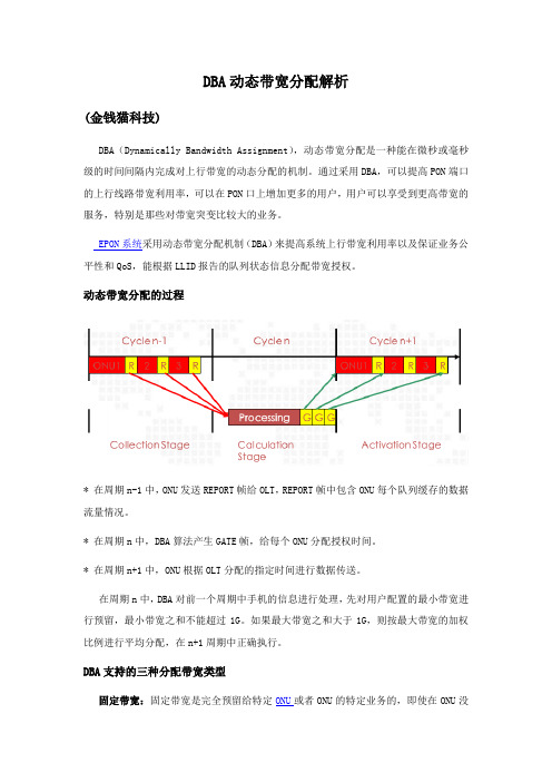 DBA动态带宽分配解析