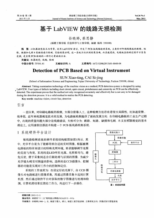 基于LabVlEW的线路无损检测