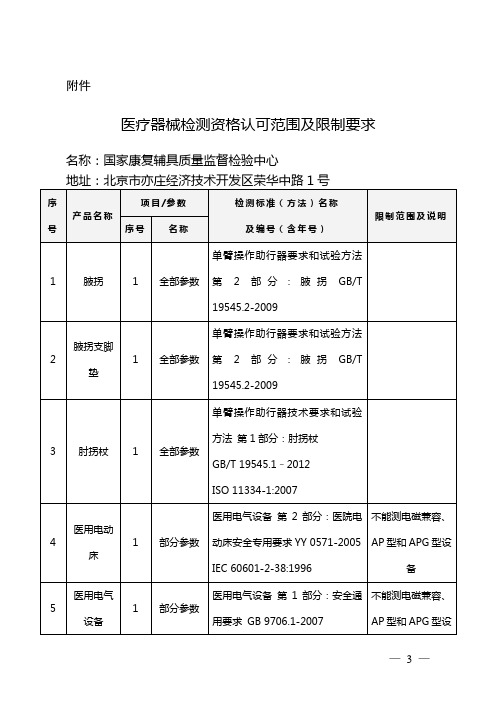 国家康复辅具质量监督检验中心