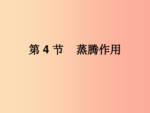 七年级生物上册3.5.4蒸腾作用课件1新版北师大版PPT