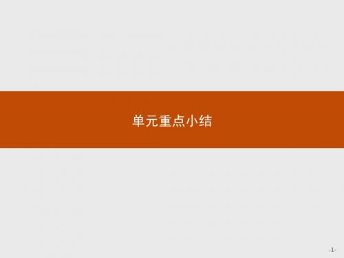 【高中英语】2018最新北师大版必修三英语优质课件：单元重点小结9