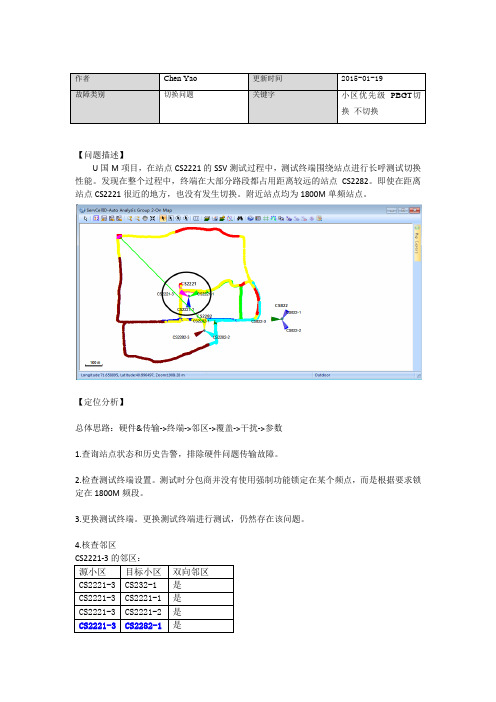 【网络问题处理】【切换类】小区优先级设置错误导致的切换问题