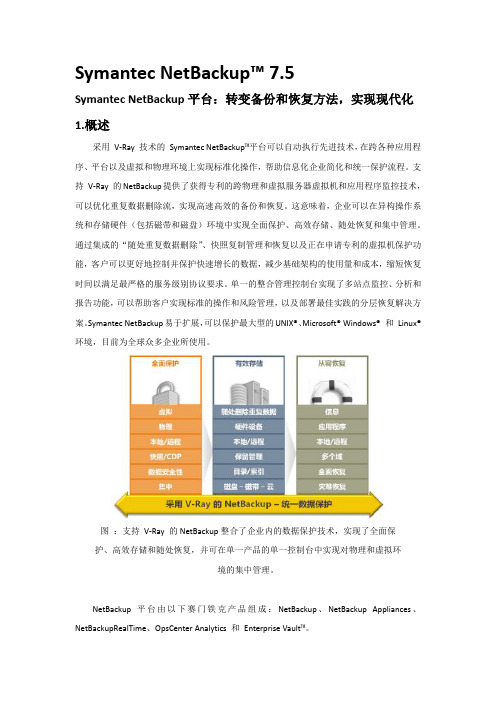 NBU7.5主要特性介绍