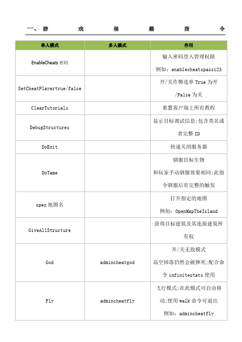 方舟生存进化秘籍