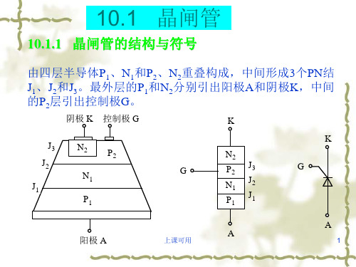 晶闸管课件PPT中学小学