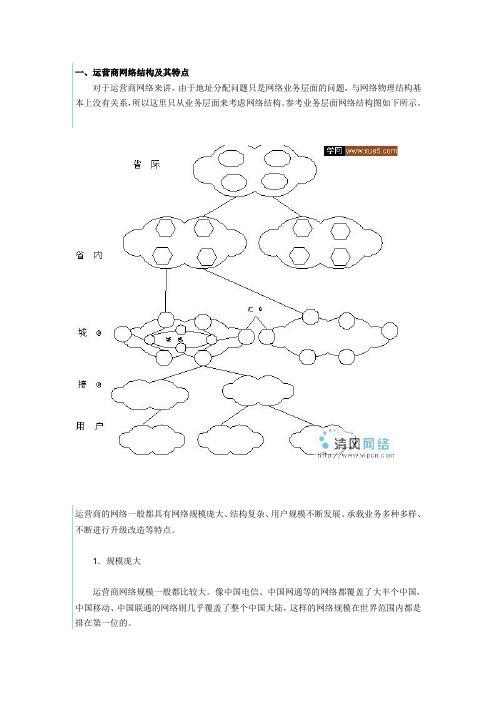 网络运营商结构