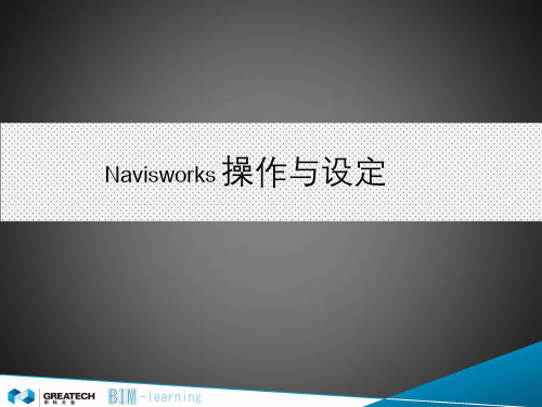 Navisworks操作与设定