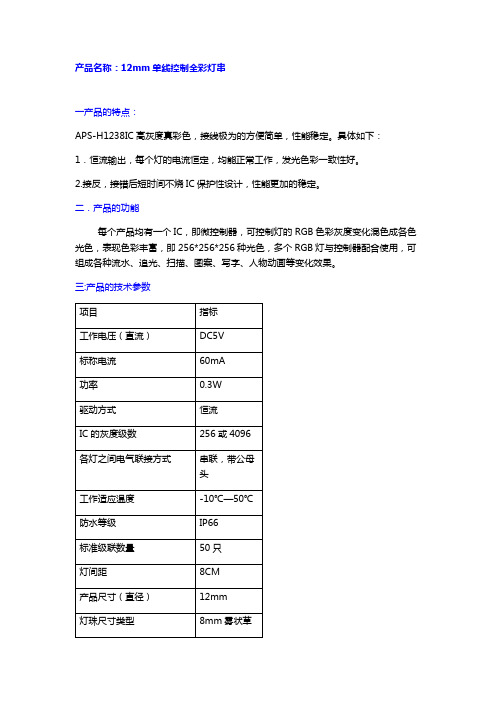 12mm全彩外露灯