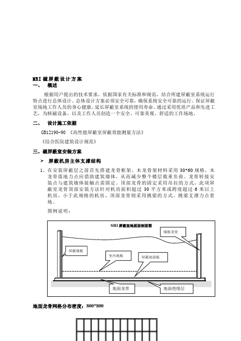 核磁共振室磁屏蔽室设计施工方案