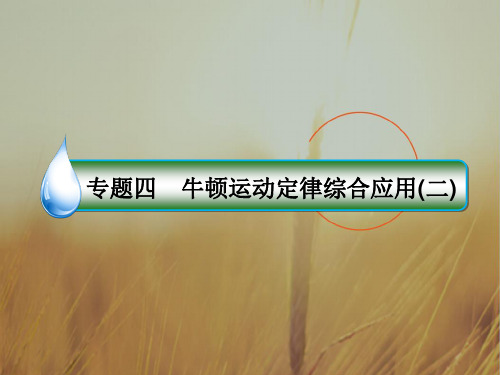 2018版高考物理新课标一轮复习专题课件_专题四 牛顿运动定律综合应用二 共61张 精品