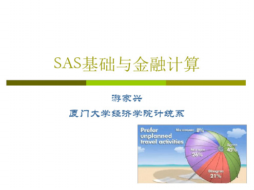 SAS基础与金融计算4