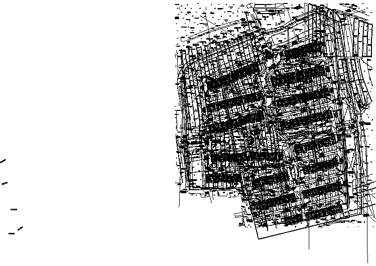 建筑小区平面规划图CAD图纸
