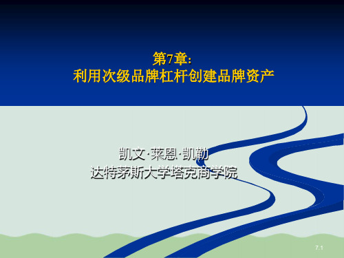 浅谈利用次级品牌杠杆创建品牌资产PPT(共16页)