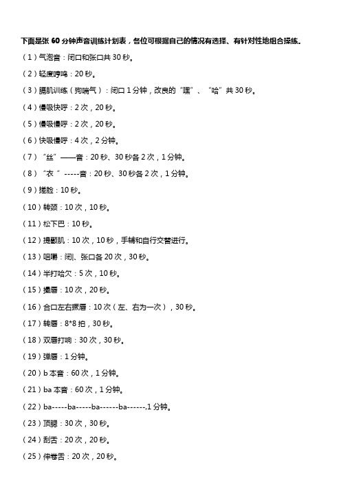 播音主持_发声训练