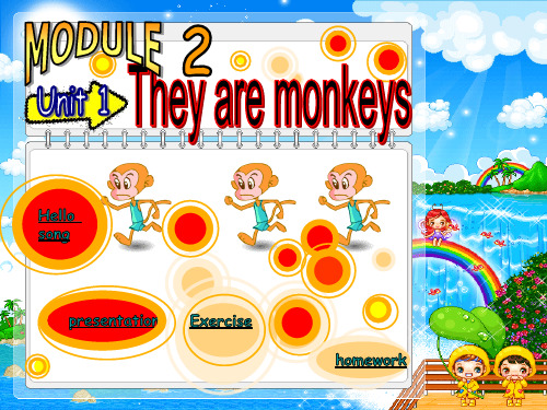 They are monkeys.课件