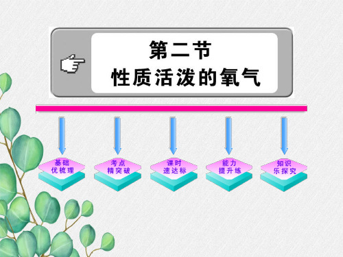 《性质活泼的氧气》PPT课件 (公开课专用)2022年沪教版 (2)