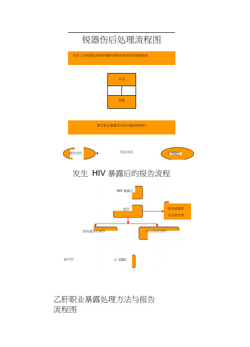 (完整word版)各种职业暴露处理流程图