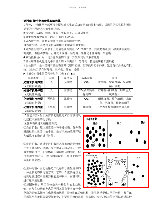 微生物期末复习总结周德庆版