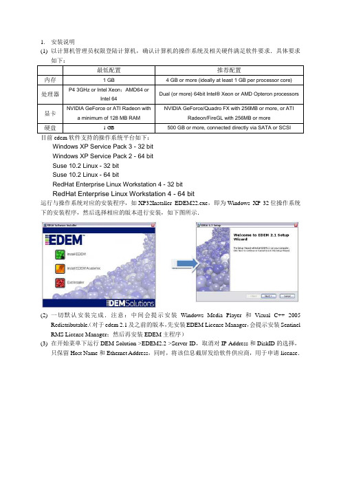 Edem安装及彻底卸载说明