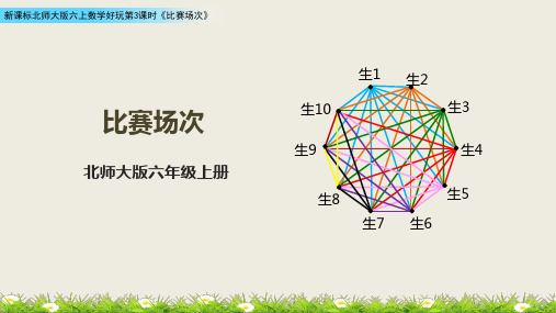 新课标北师大版六上数学好玩第3课时《比赛场次》