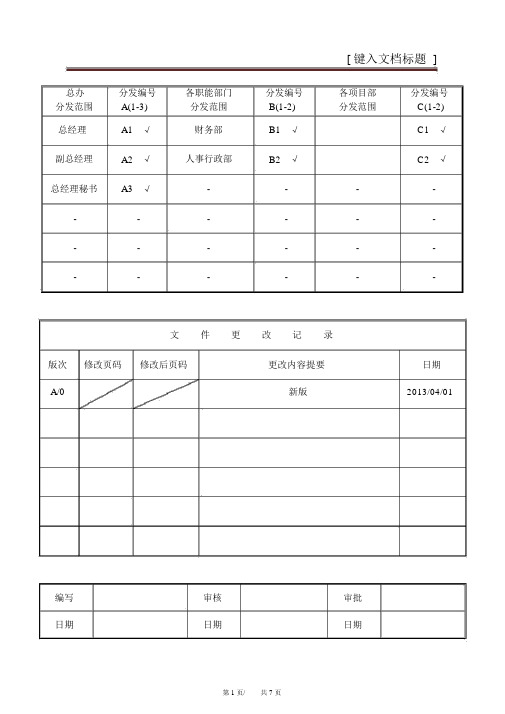 2013年度薪酬管理制度