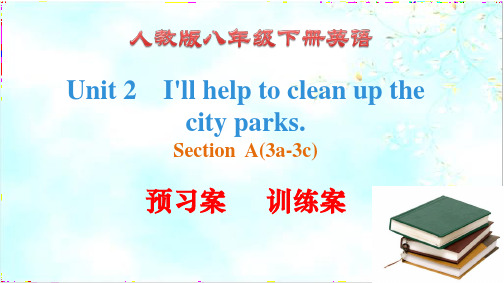 人教版八年级英语下册 Unit2 Section A(3a-3c)预习-训练案