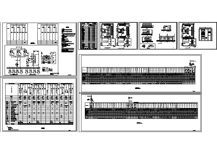 某地变电站全套电气设计CAD施工图