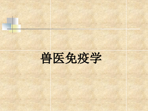 兽医免疫学抗原、抗体、血清学实验技术、免疫检测技术等ppt课件