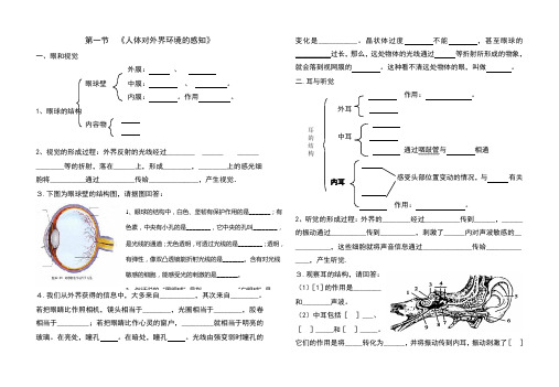 眼与耳(学案)